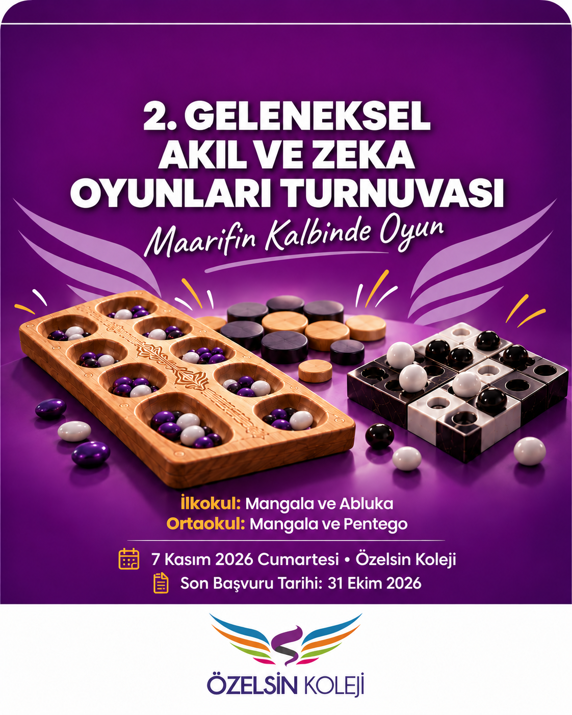 2. GELENEKSEL AKIL VE ZEKA OYUNLARI TURNUVASI